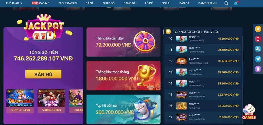 Game nổ hũ và bắn cá w188 ios